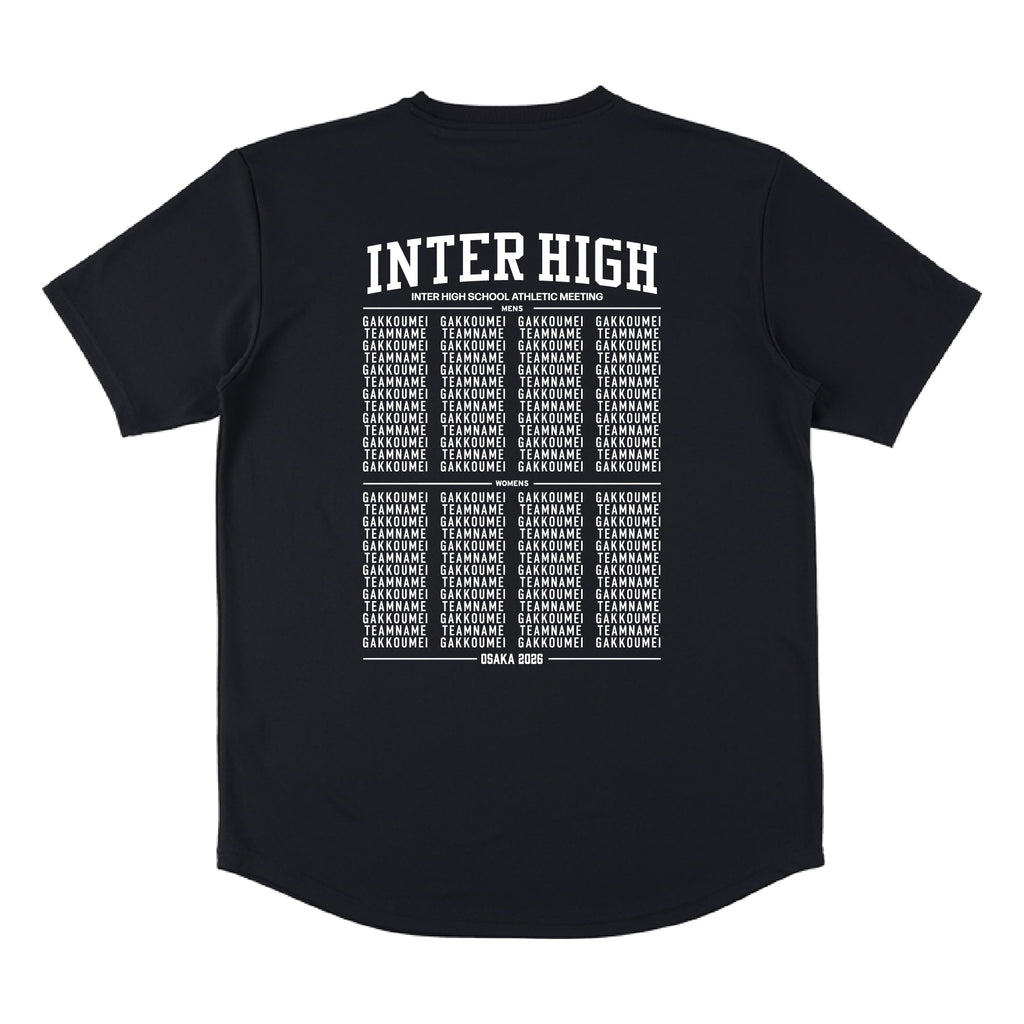 大会出場校名入り スポーツTシャツ(半袖)