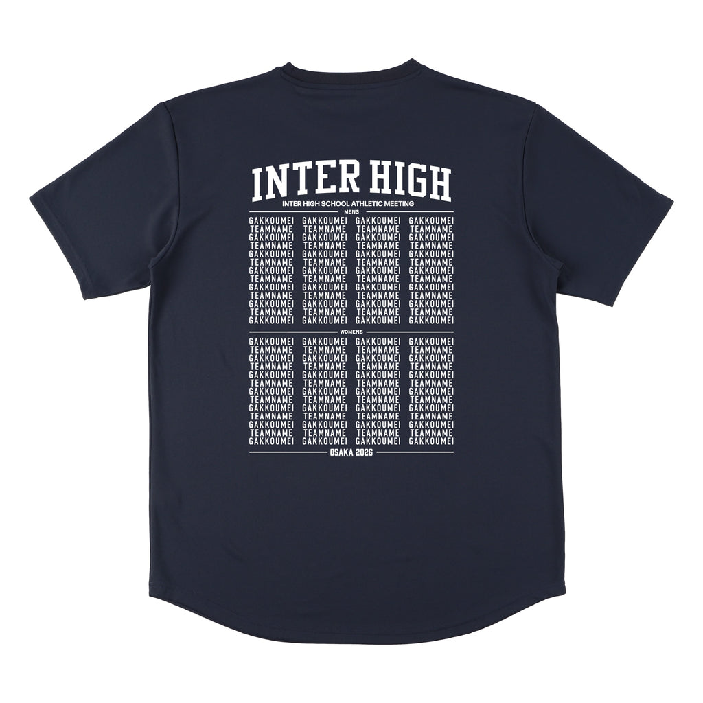 大会出場校名入り スポーツTシャツ(半袖)