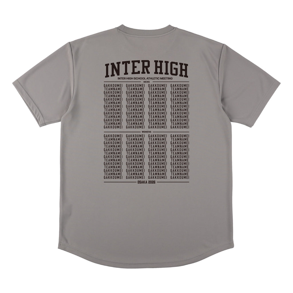 大会出場校名入り スポーツTシャツ(半袖)