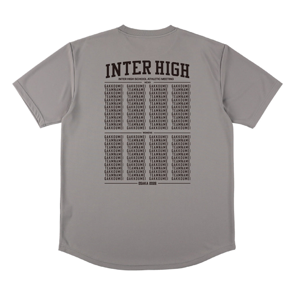 大会出場校名入り スポーツTシャツ(半袖)