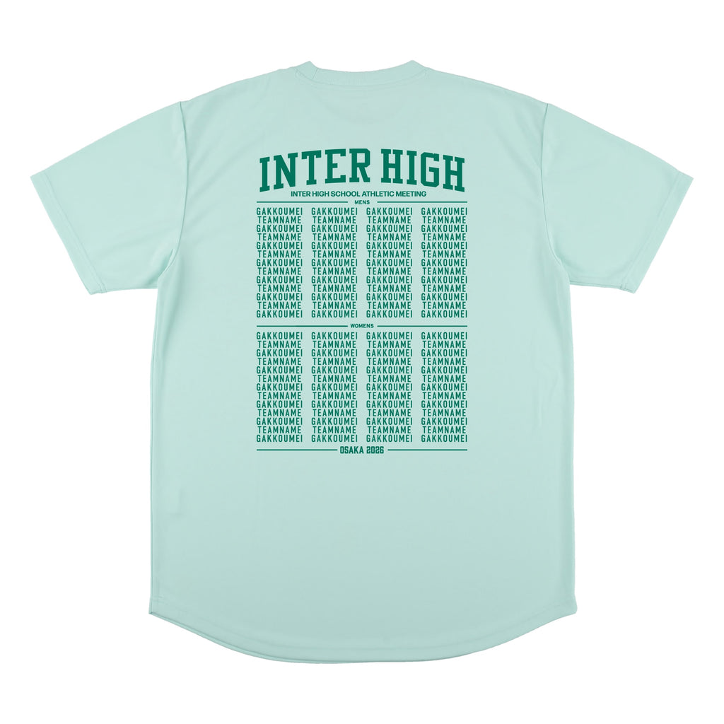 大会出場校名入り スポーツTシャツ(半袖)