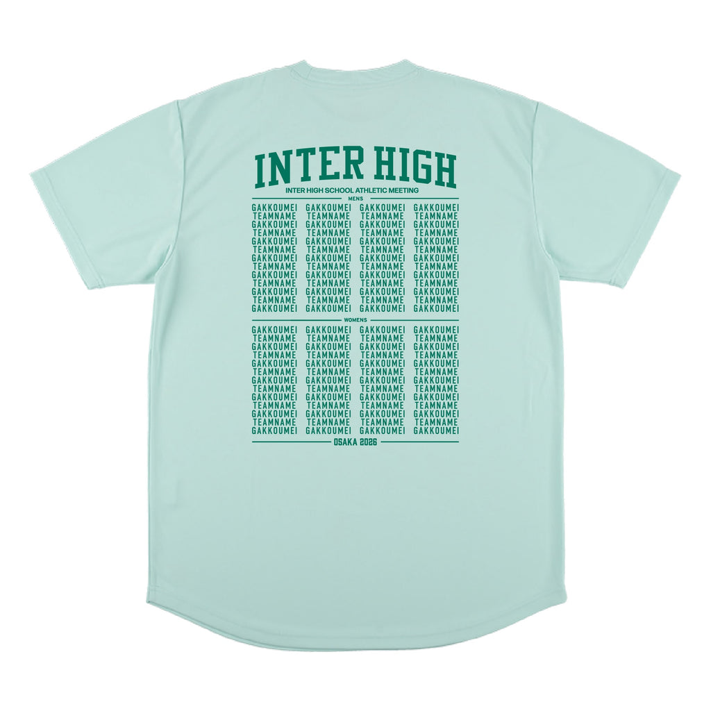 大会出場校名入り スポーツTシャツ(半袖)