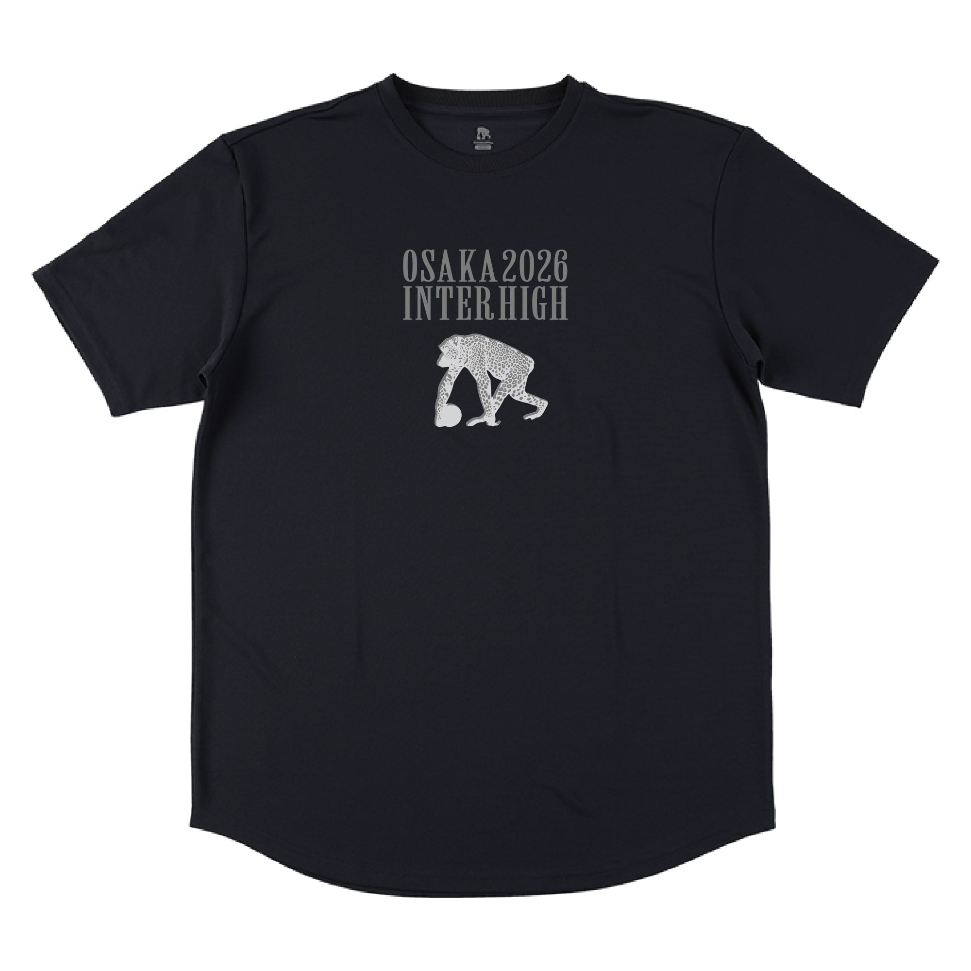 リアルレオパード柄 スポーツTシャツ(半袖)
