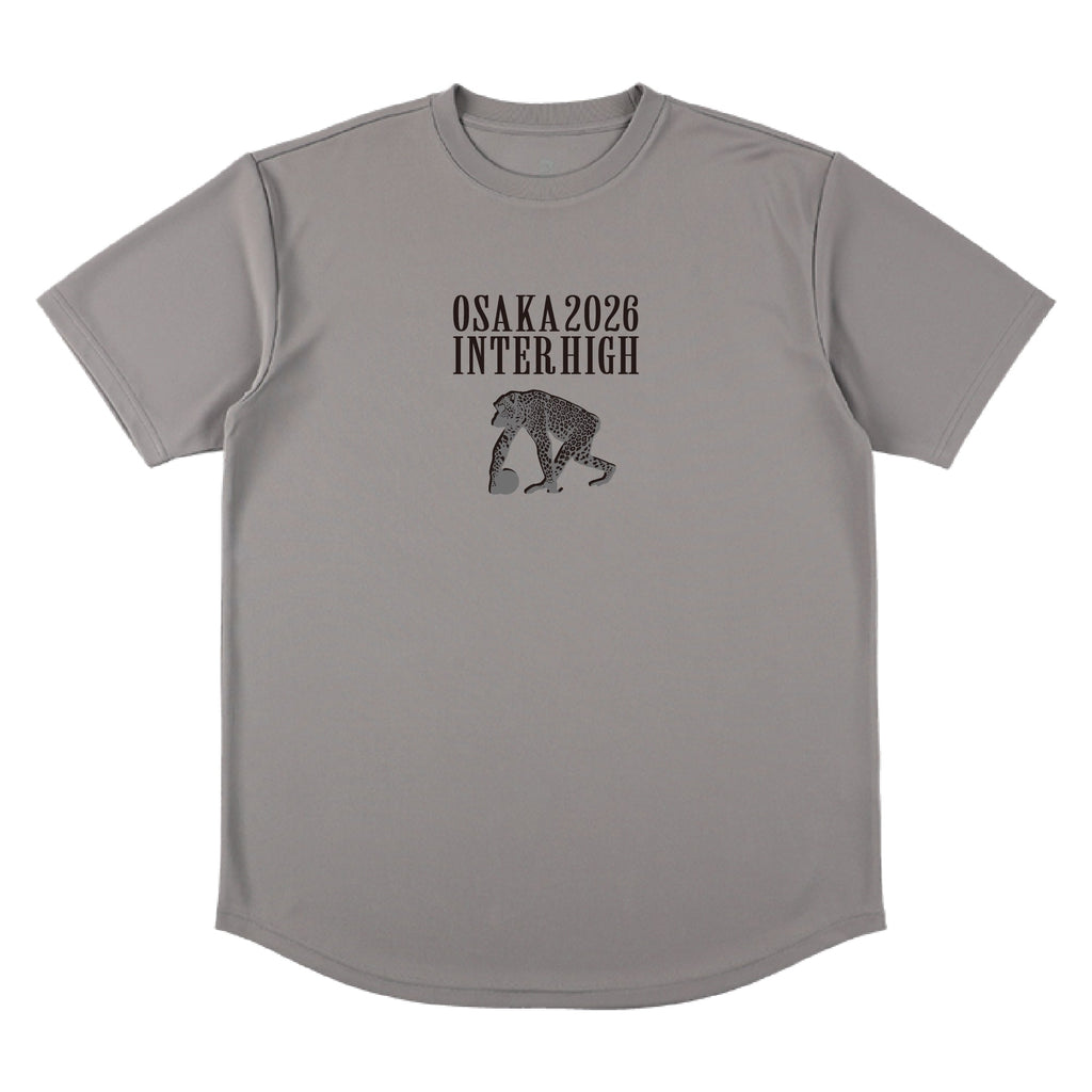 リアルレオパード柄 スポーツTシャツ(半袖)