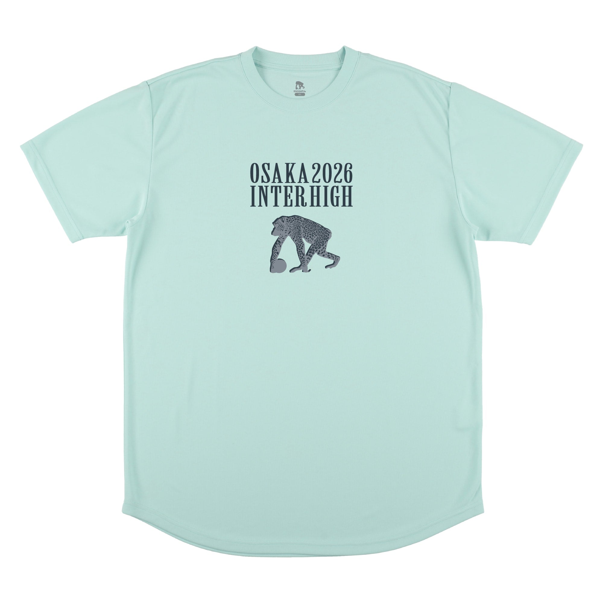 リアルレオパード柄 スポーツTシャツ(半袖)