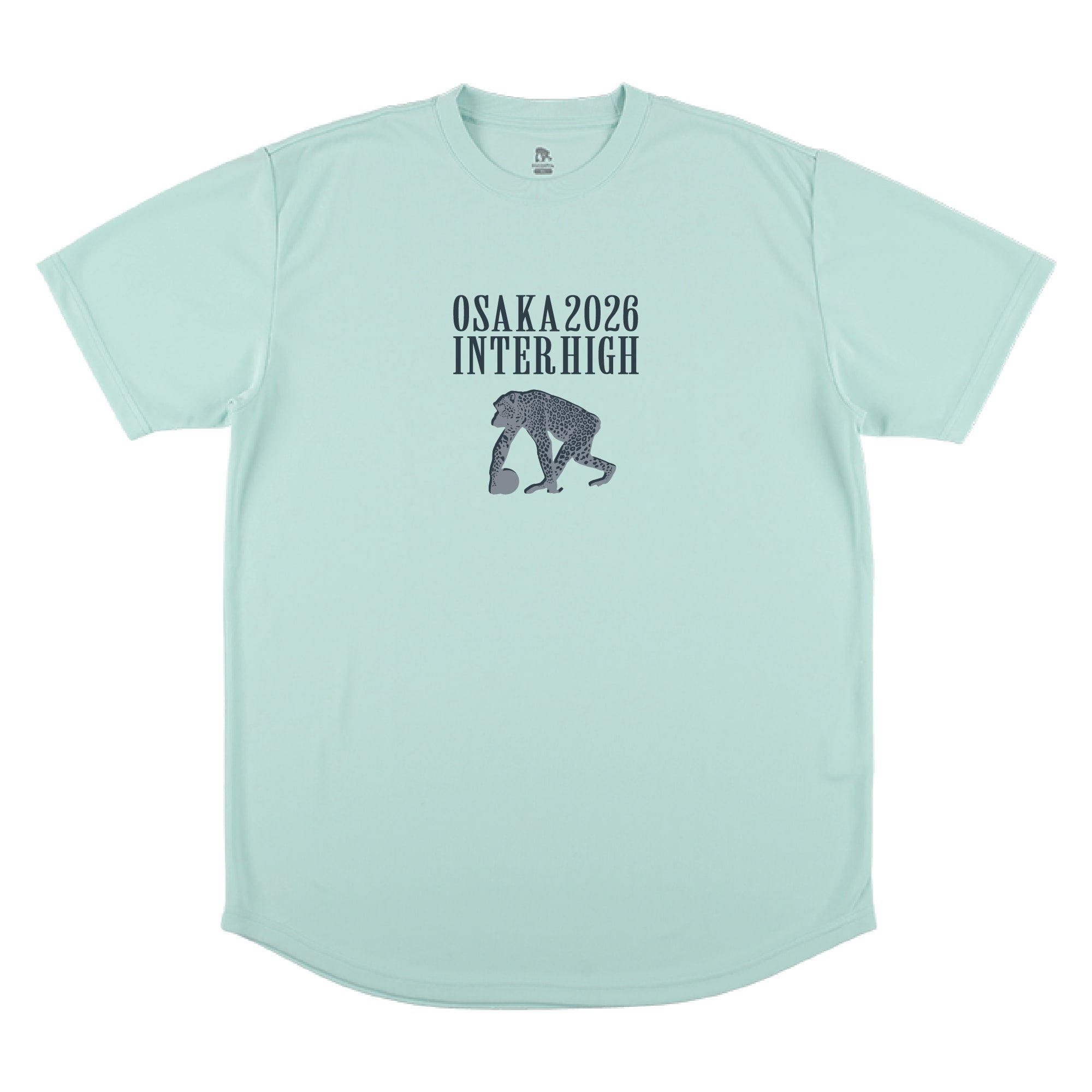 リアルレオパード柄 スポーツTシャツ(半袖)
