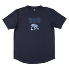 リアルレオパード柄 スポーツTシャツ(半袖)