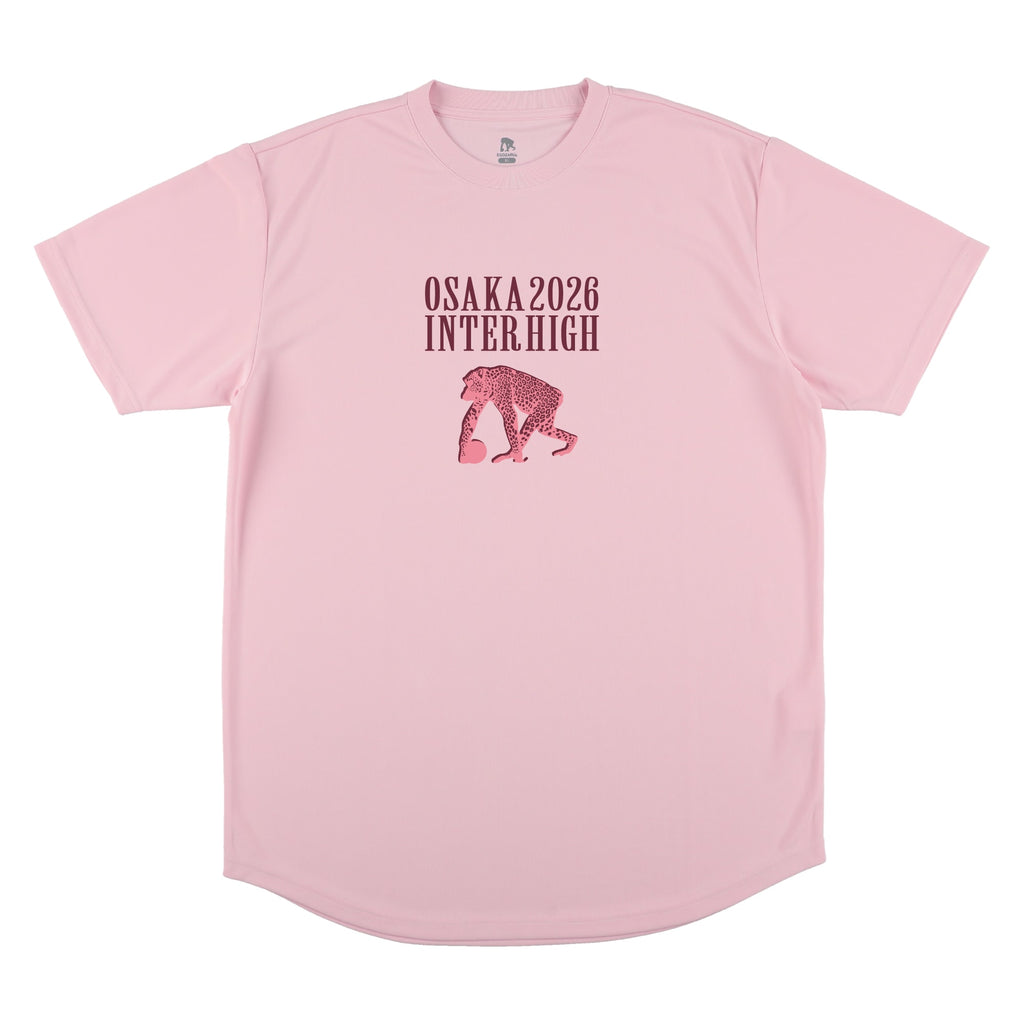 リアルレオパード柄 スポーツTシャツ(半袖)