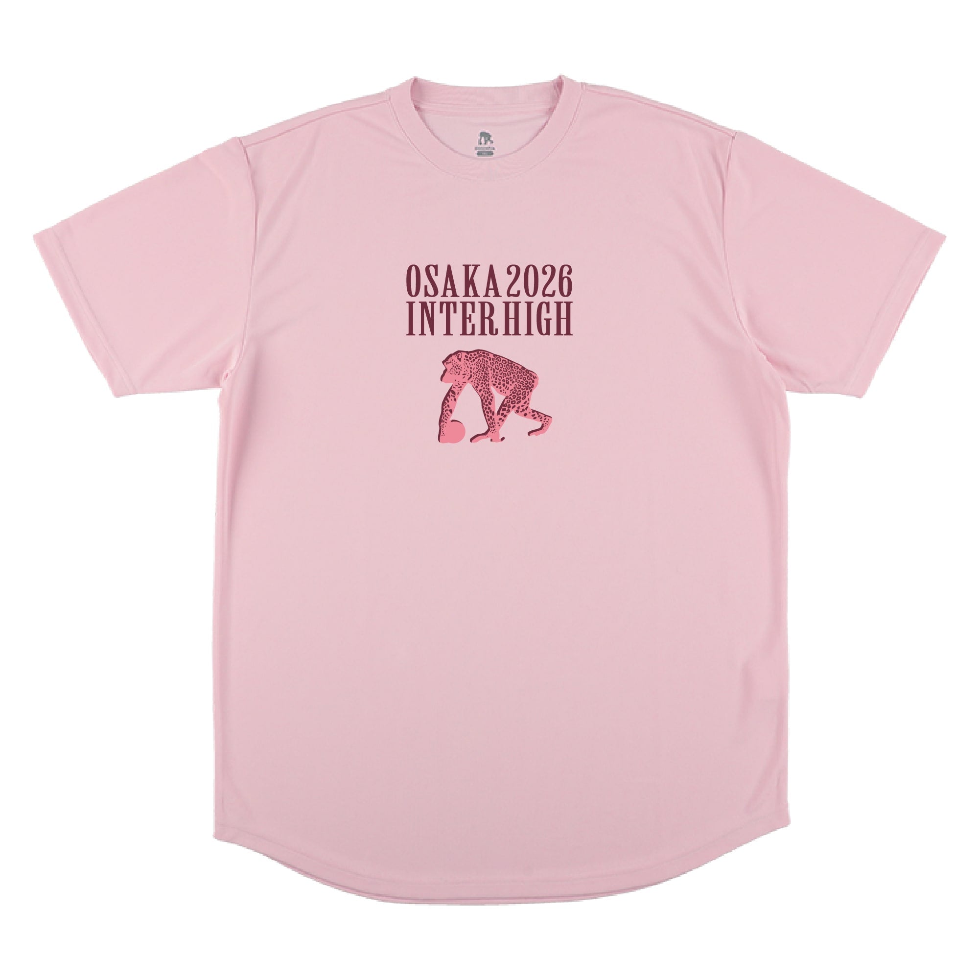 リアルレオパード柄 スポーツTシャツ(半袖)