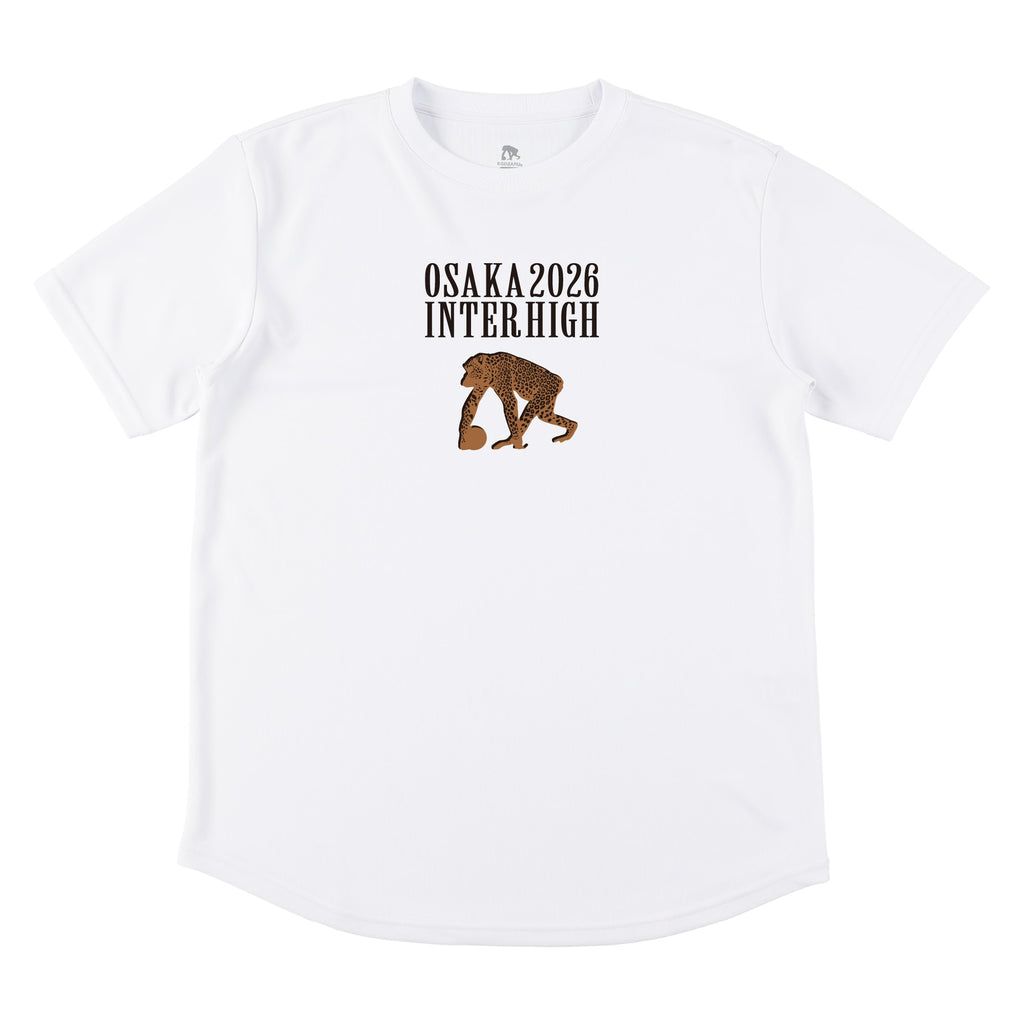 リアルレオパード柄 スポーツTシャツ(半袖)