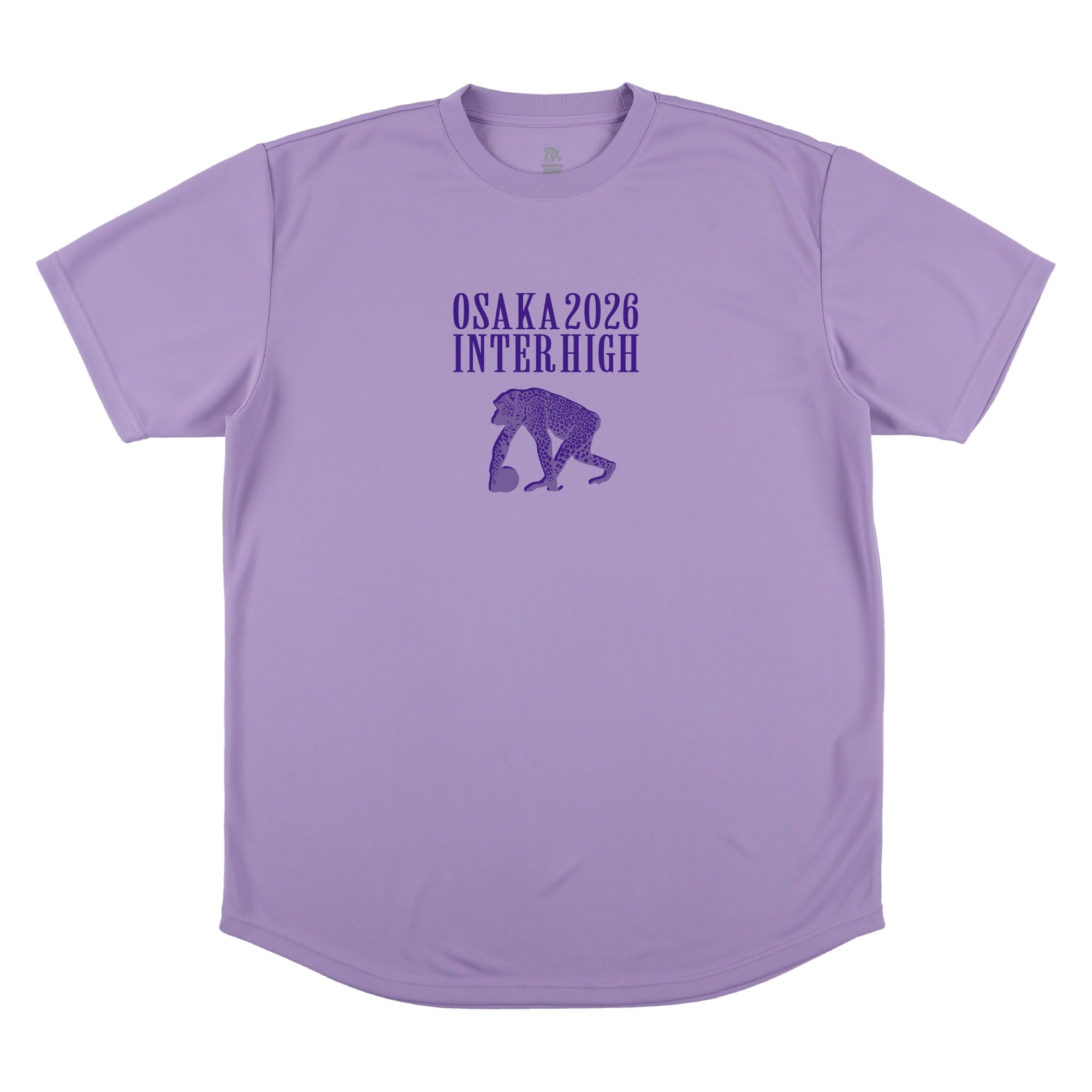 リアルレオパード柄 スポーツTシャツ(半袖)