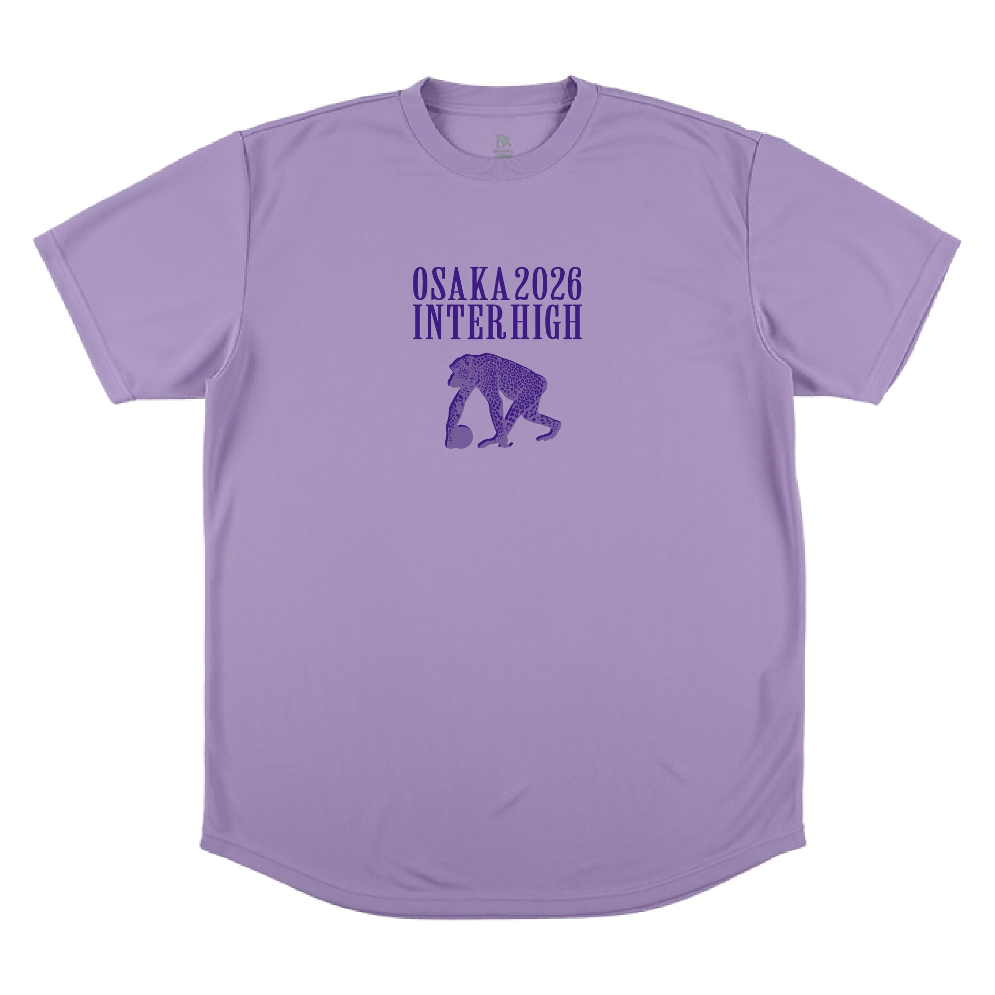 リアルレオパード柄 スポーツTシャツ(半袖)