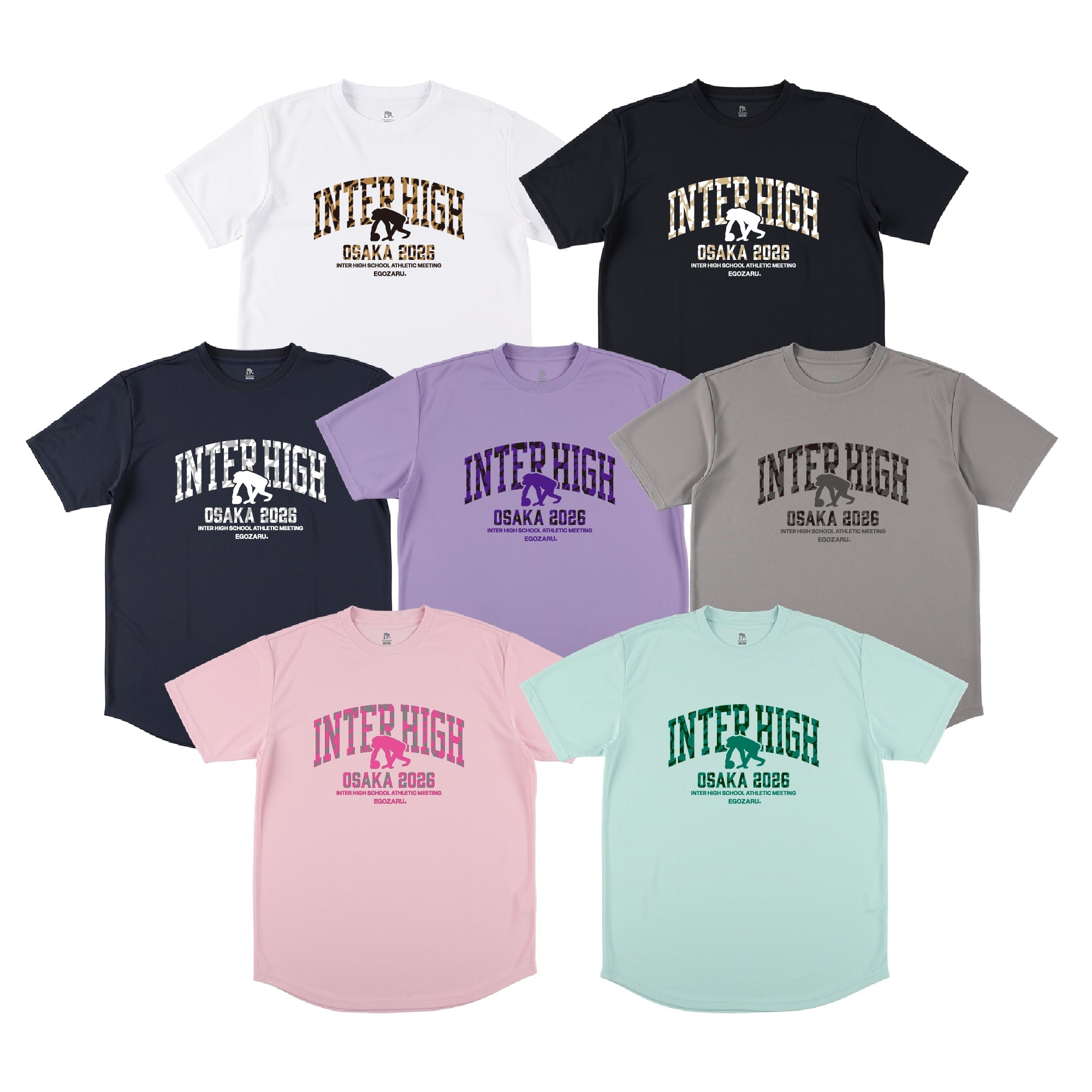 大会出場校名入り スポーツTシャツ(半袖)