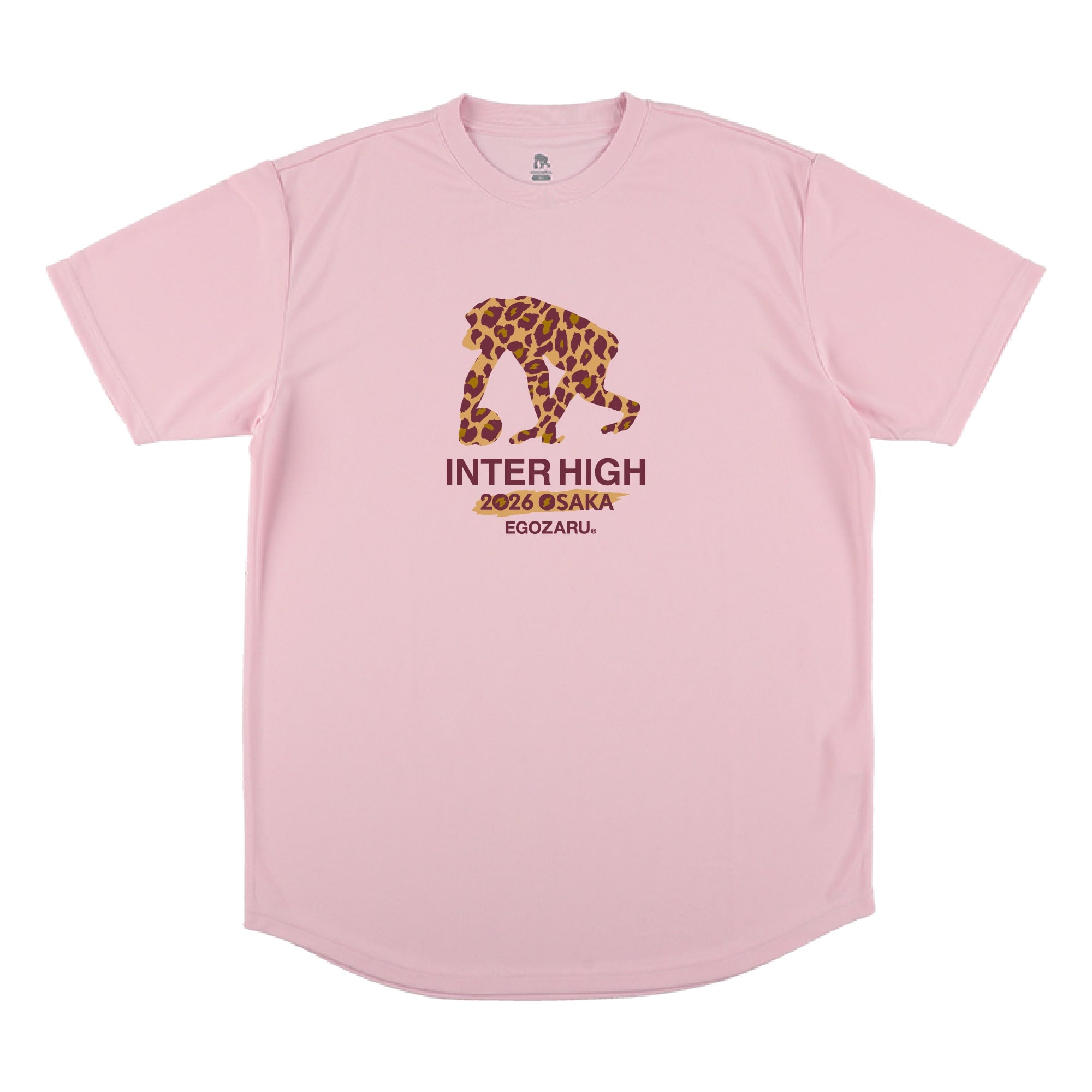 ヒョウ柄　スポーツTシャツ（半袖）